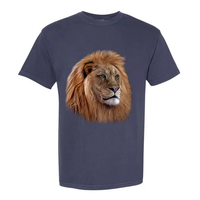 Majestic Lion Head Garment-Dyed Heavyweight T-Shirt