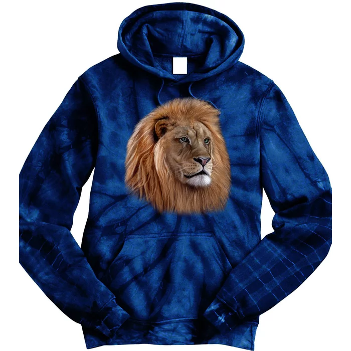 Majestic Lion Head Tie Dye Hoodie