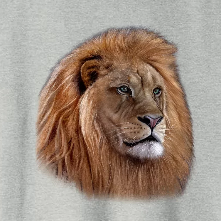 Majestic Lion Head Women's Crop Top Tee