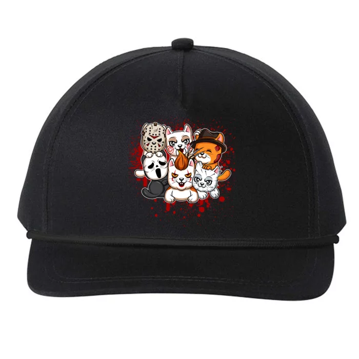 My Little Horror Crew Halloween Cats Snapback Five-Panel Rope Hat