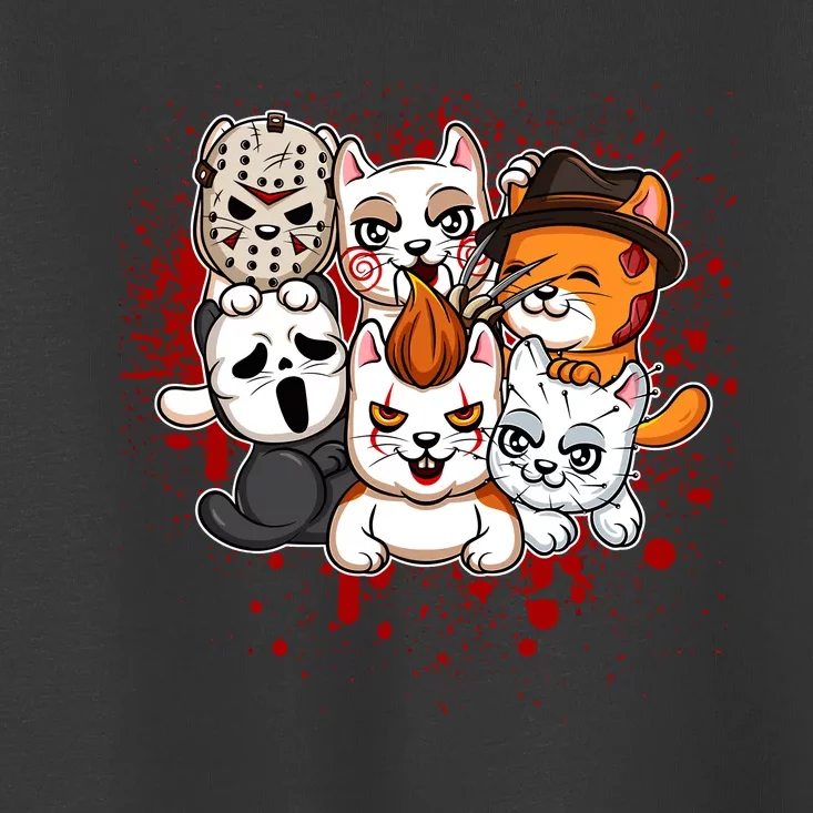 My Little Horror Crew Halloween Cats Toddler T-Shirt