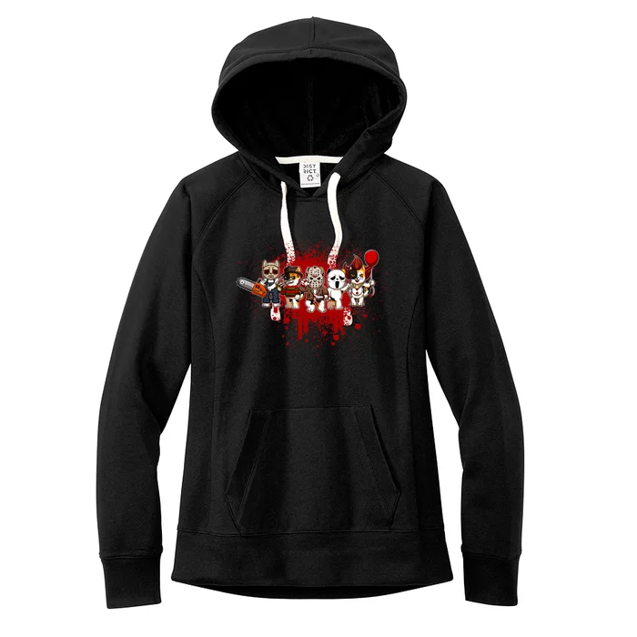 My Little Horror Crew Halloween Chicken Women's Fleece Hoodie