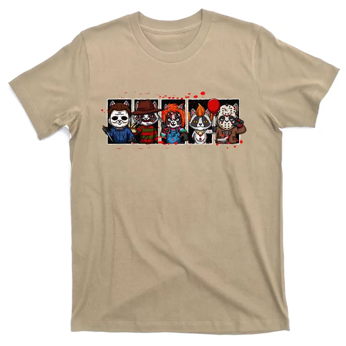 My Little Horror Crew Halloween Horror Movies Racoon T-Shirt