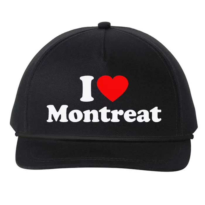 Montreat Love Heart College University Alumni Snapback Five-Panel Rope Hat