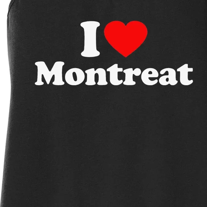 Montreat Love Heart College University Alumni Women's Racerback Tank