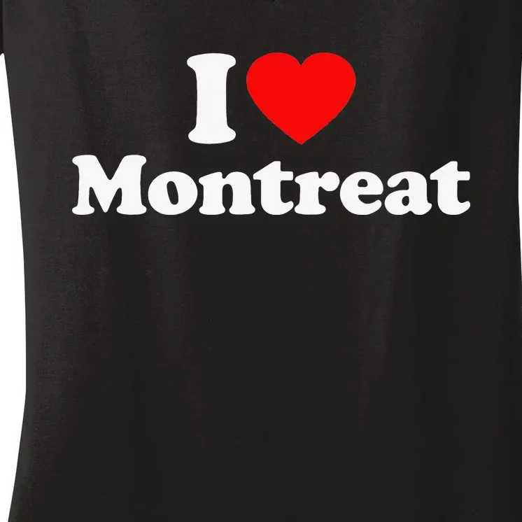 Montreat Love Heart College University Alumni Women's V-Neck T-Shirt