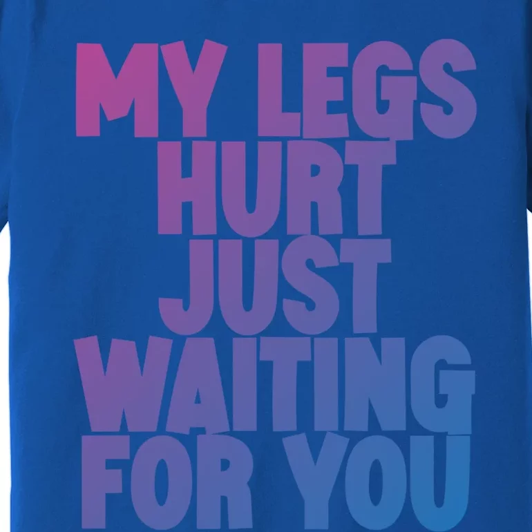 My Legs Hurt Just Waiting For You Gift Premium T-Shirt