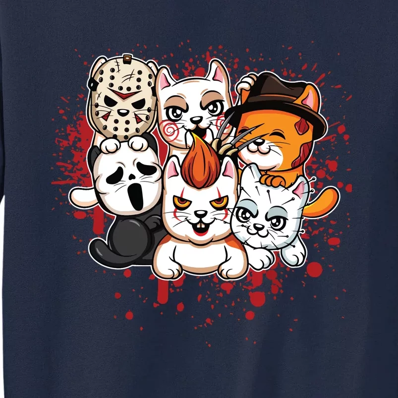 My Little Horror Crew Halloween Cats Tall Sweatshirt