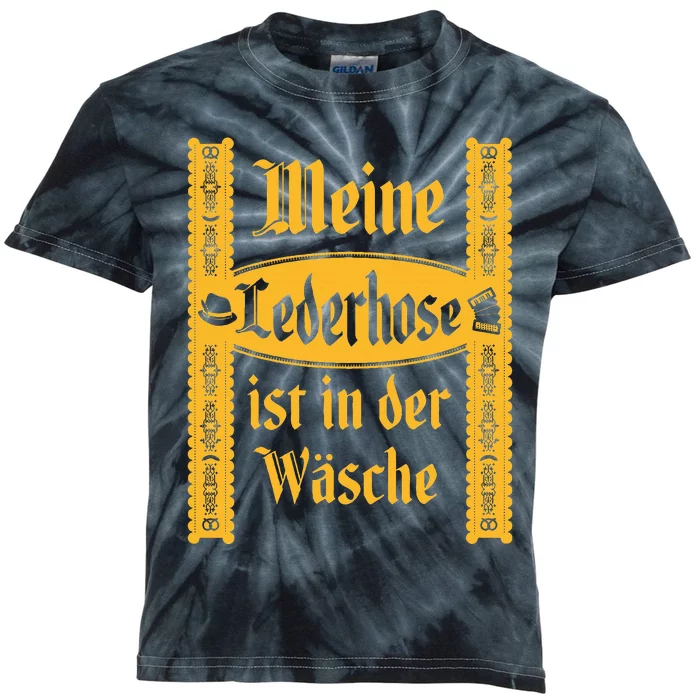 My Lederhosen Is In The Wash Kids Tie-Dye T-Shirt