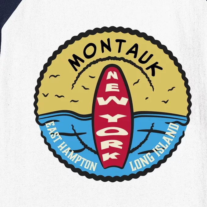 Montauk Long Island Baseball Sleeve Shirt