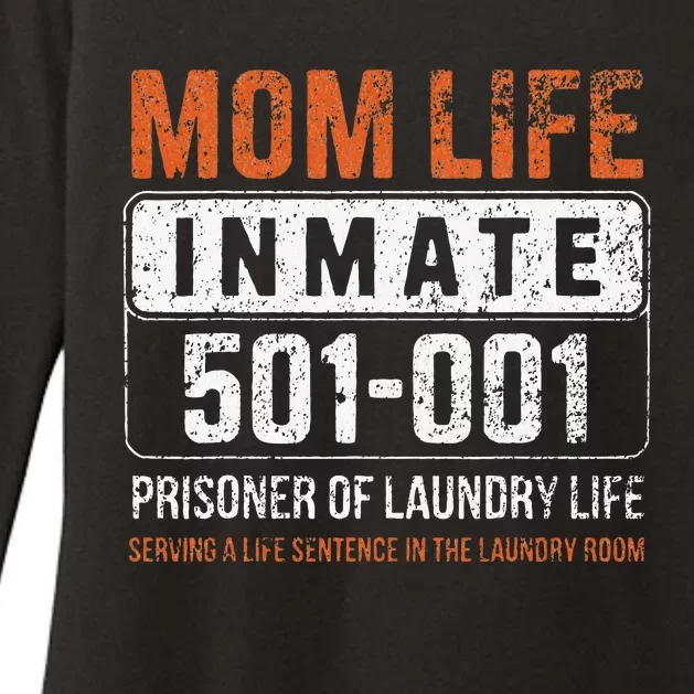 Mom Life Inmate Prisoner Funny Jail Halloween Costume Womens CVC Long Sleeve Shirt