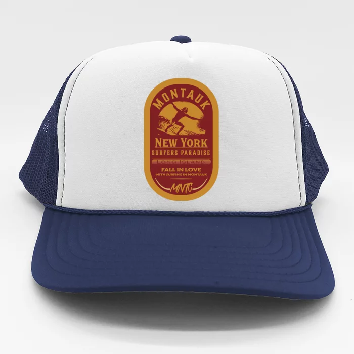 Montauk Long Island Surfers Paradise Trucker Hat