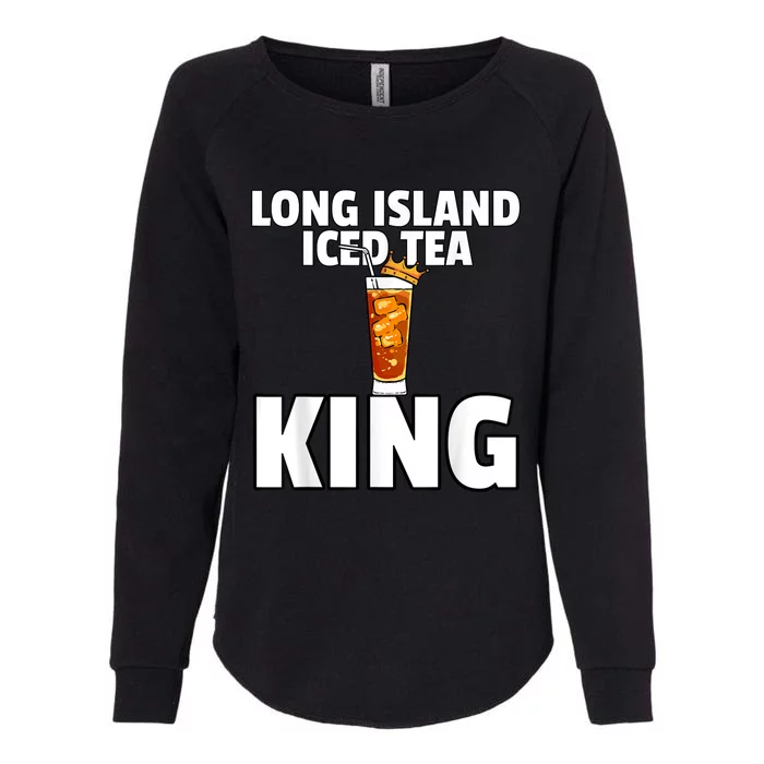 Mens Long Island Iced Tea For King Womens California Wash Sweatshirt