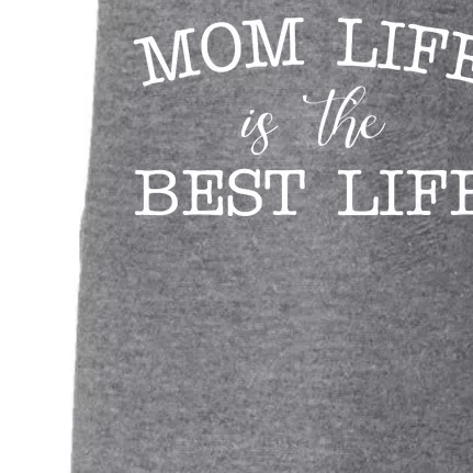 Mom Life Is The Best Life Cute Gift Doggie 3-End Fleece Hoodie