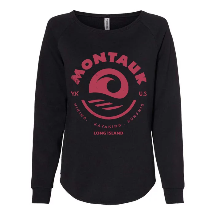 Montauk Long Island Womens California Wash Sweatshirt