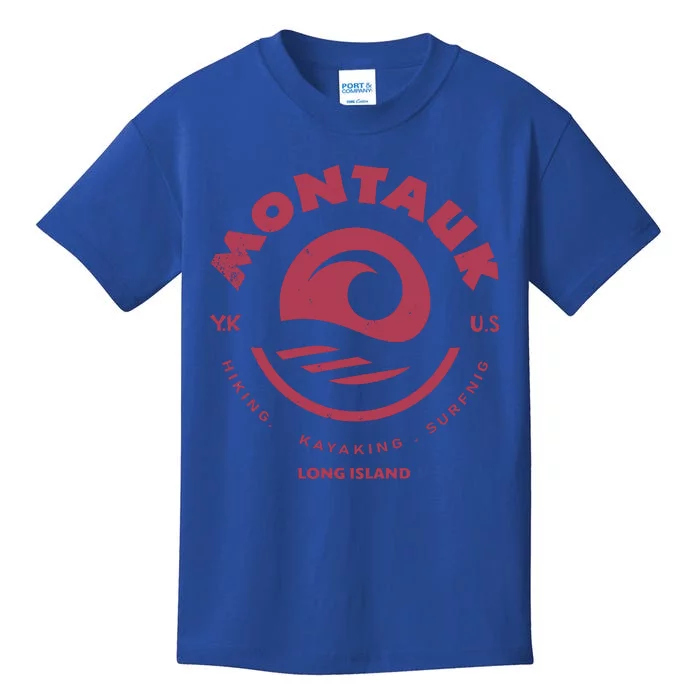 Montauk Long Island Kids T-Shirt