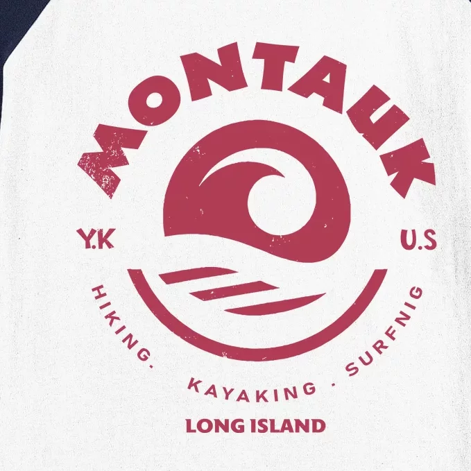 Montauk Long Island Baseball Sleeve Shirt