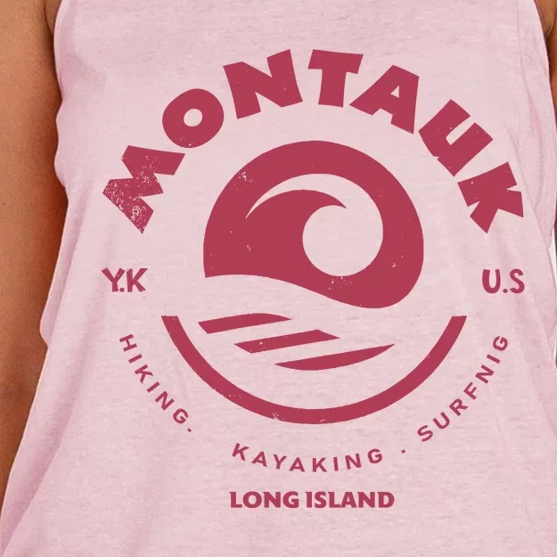 Montauk Long Island Women's Knotted Racerback Tank