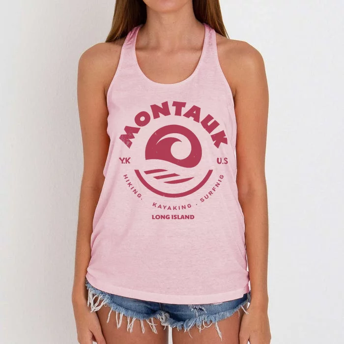 Montauk Long Island Women's Knotted Racerback Tank