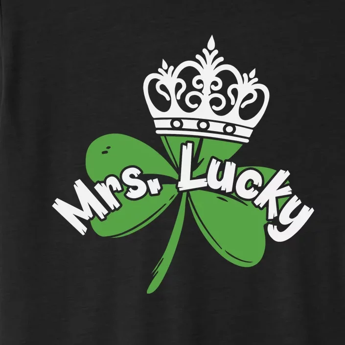 Mrs Lucky Irish Shamrock ChromaSoft Performance T-Shirt