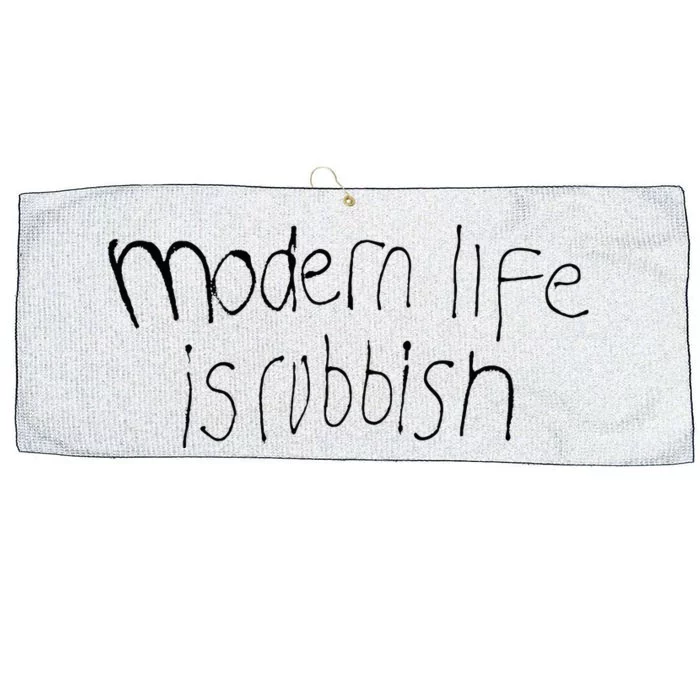 Modern Life Is Rubbish Vintage Large Microfiber Waffle Golf Towel