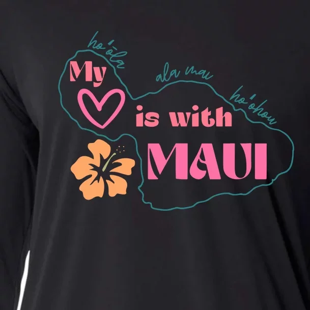 My Love Is With Maui Cooling Performance Long Sleeve Crew