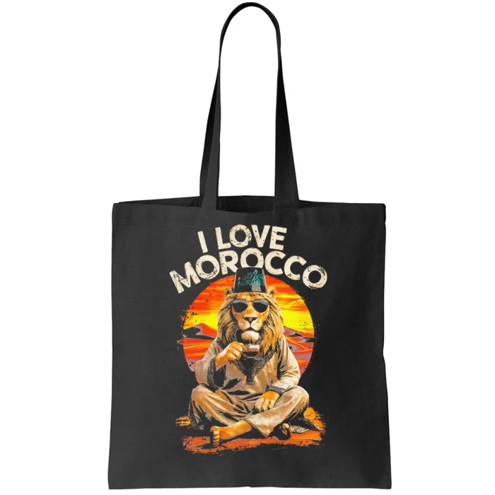 Morocco Lovers I Love Morocco Tote Bag