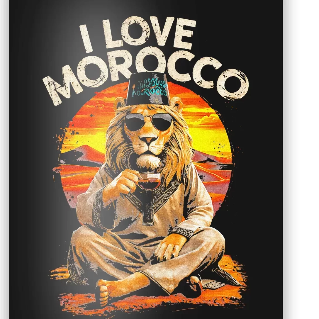 Morocco Lovers I Love Morocco Poster