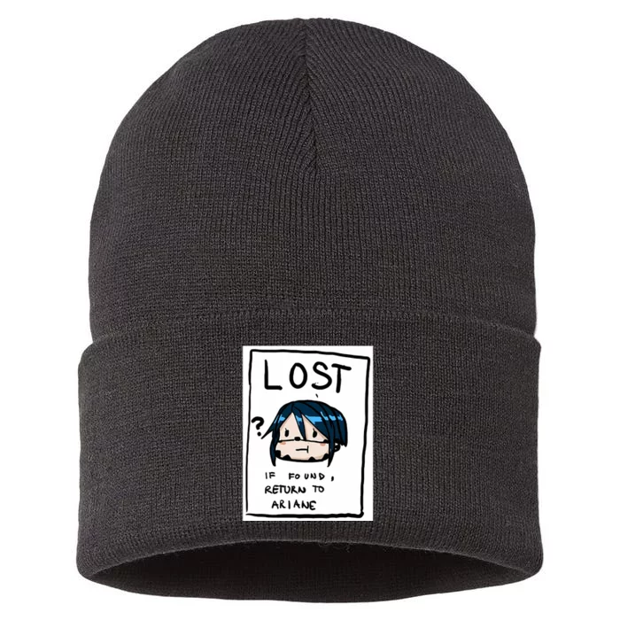 Mint Lost If Found Return To Ariane Sustainable Knit Beanie