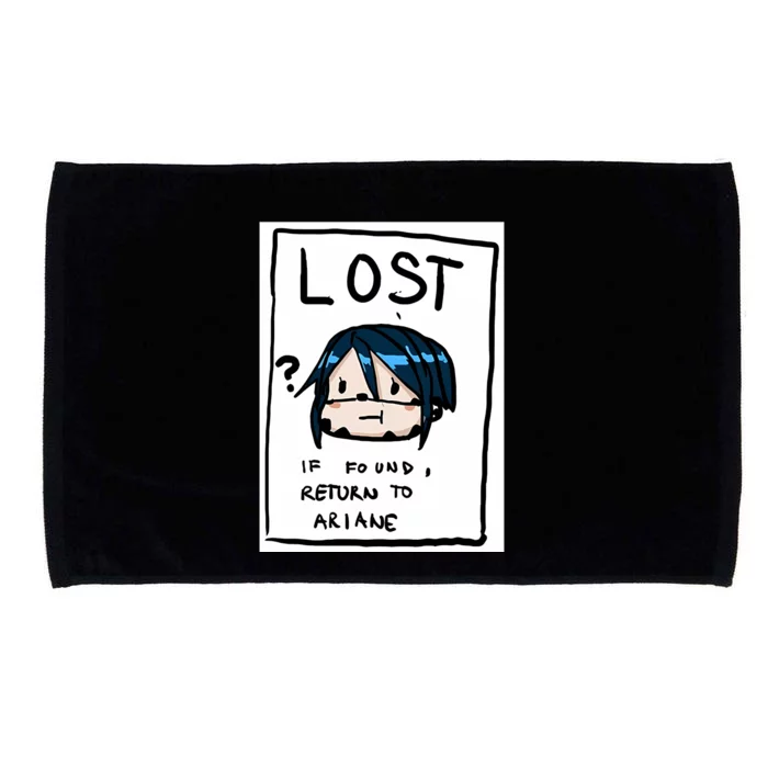 Mint Lost If Found Return To Ariane Microfiber Hand Towel