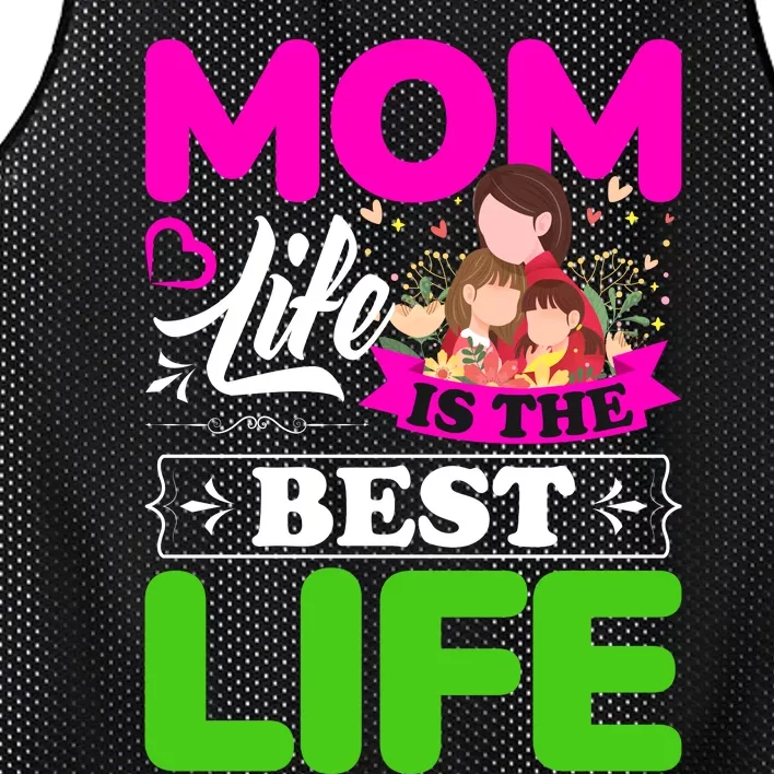 Mom Life Is The Best Life Mesh Reversible Basketball Jersey Tank