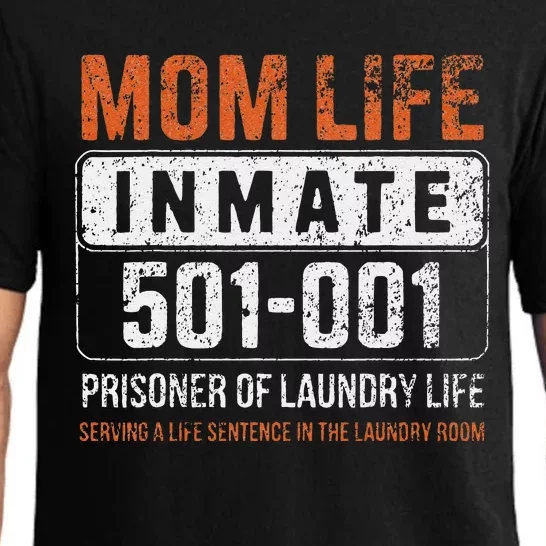 Mom Life Inmate Prisoner Funny Jail Halloween Costume Pajama Set