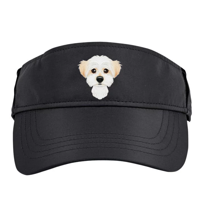 Maltese Lover I Dog Lover I Maltese Adult Drive Performance Visor