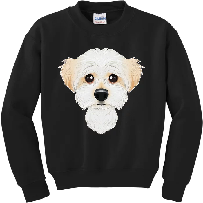 Maltese Lover I Dog Lover I Maltese Kids Sweatshirt