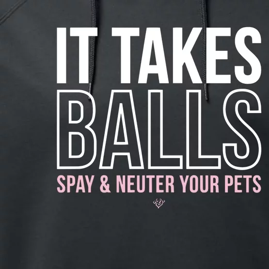 Miranda Lambert It Takes Balls Spay & Neuter Your Pets Performance Fleece Hoodie