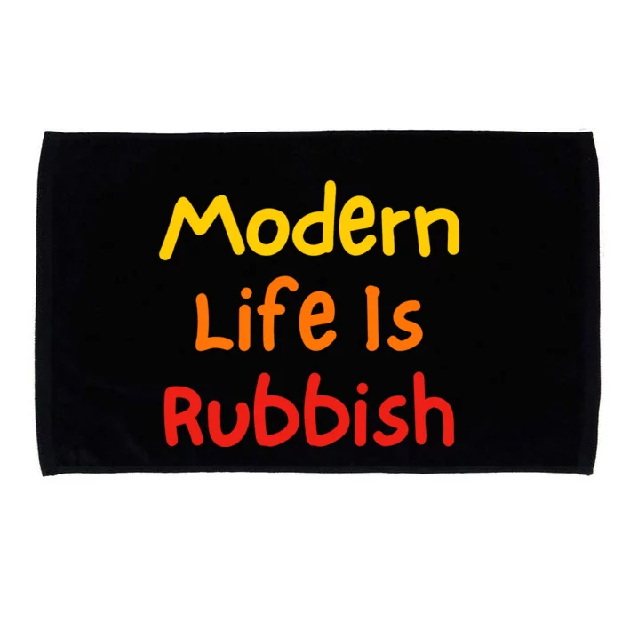 Modern Life Is Rubbish Microfiber Hand Towel