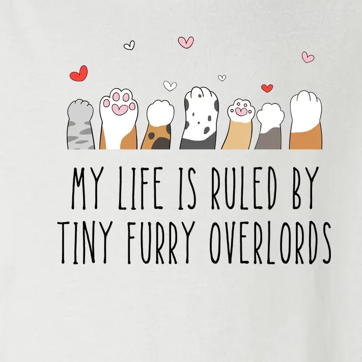 My Life Is Ruled By Tiny Furry Overlords Toddler Long Sleeve Shirt