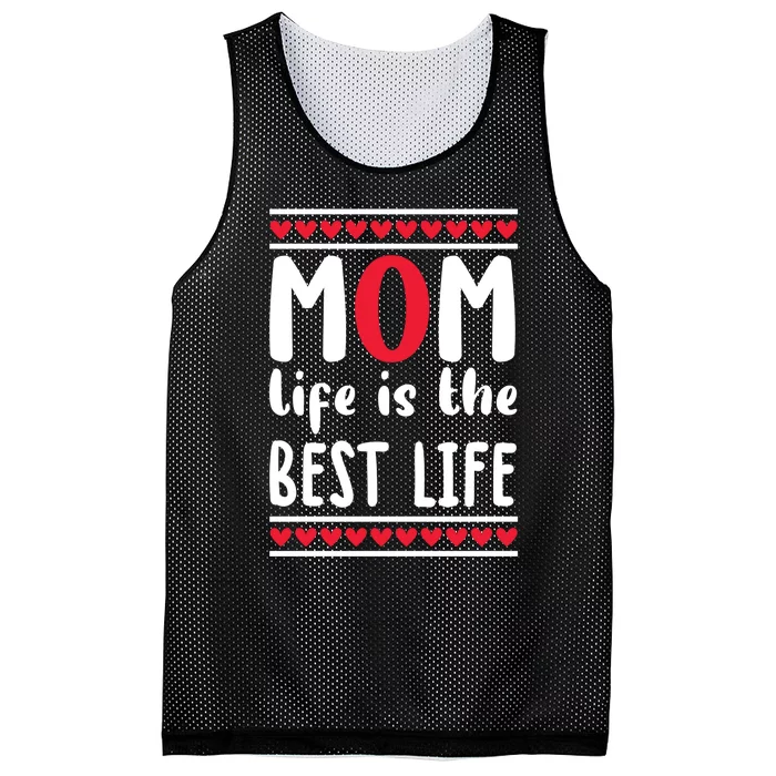 Mom Life Is The Best Life Mesh Reversible Basketball Jersey Tank