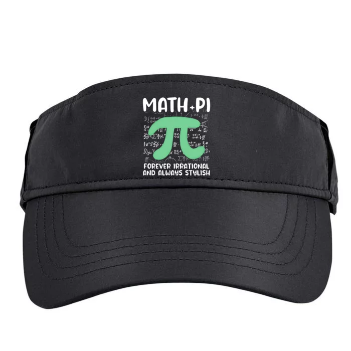 Math Lover Joke Irrational Pi Symbol Pi Day Funny Math Gift Adult Drive Performance Visor