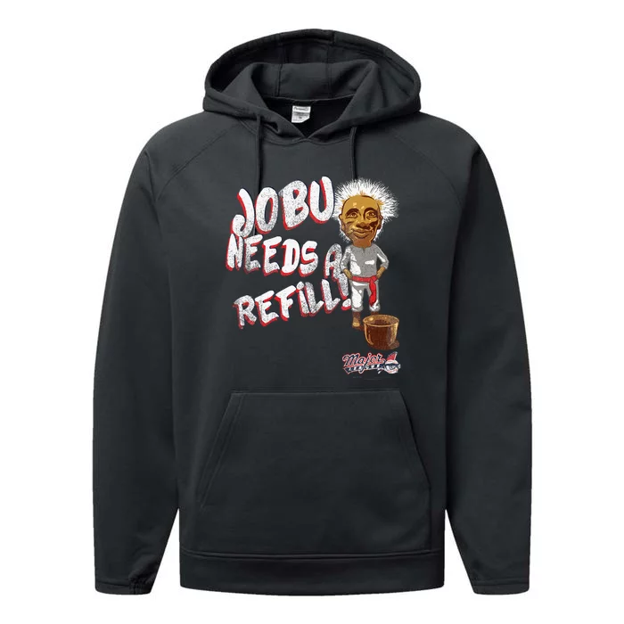 Major League Jobu Needs A Refill Performance Fleece Hoodie