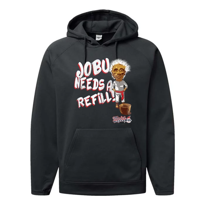 Major League Jobu Needs A Refill Performance Fleece Hoodie