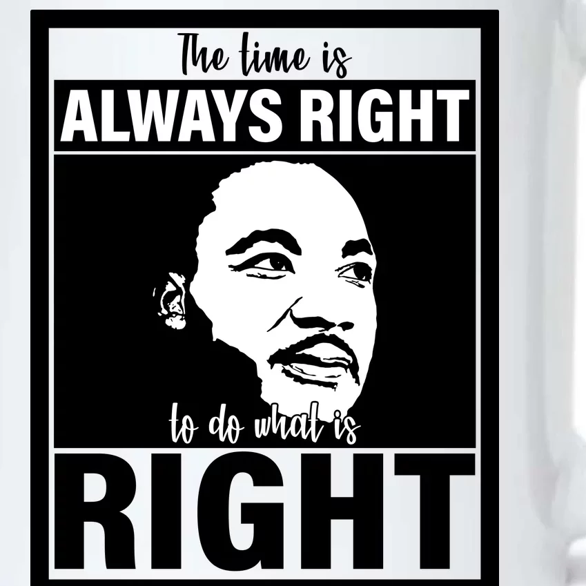 MLK Do What Is Right Martin Luther King Quote Black Color Changing Mug