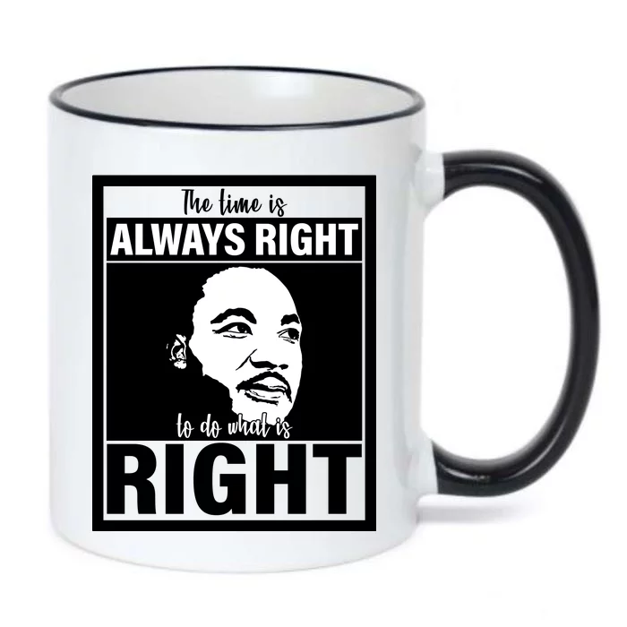 MLK Do What Is Right Martin Luther King Quote Black Color Changing Mug