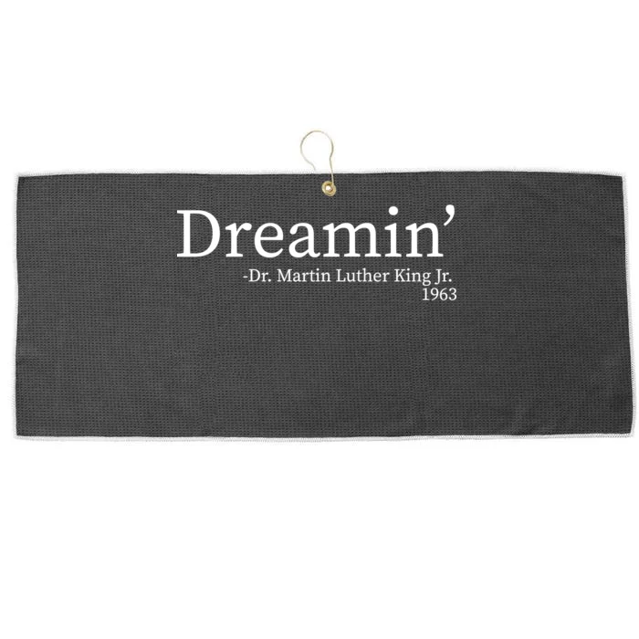 MLK Dreamin' Dr. Martin Luther King Jr. Large Microfiber Waffle Golf Towel