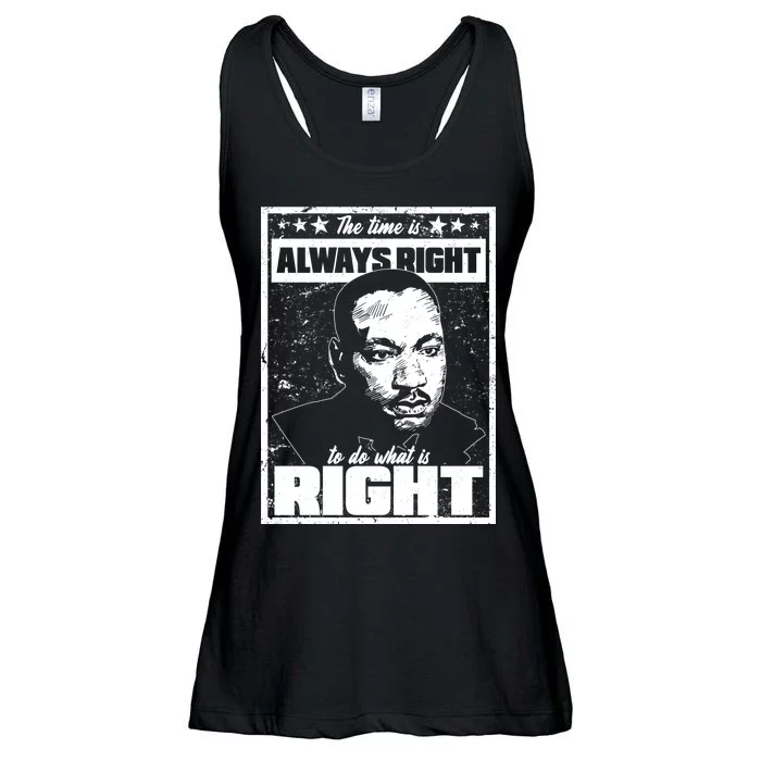 MLK The Time is Always Right to Do What is Right Ladies Essential Flowy Tank