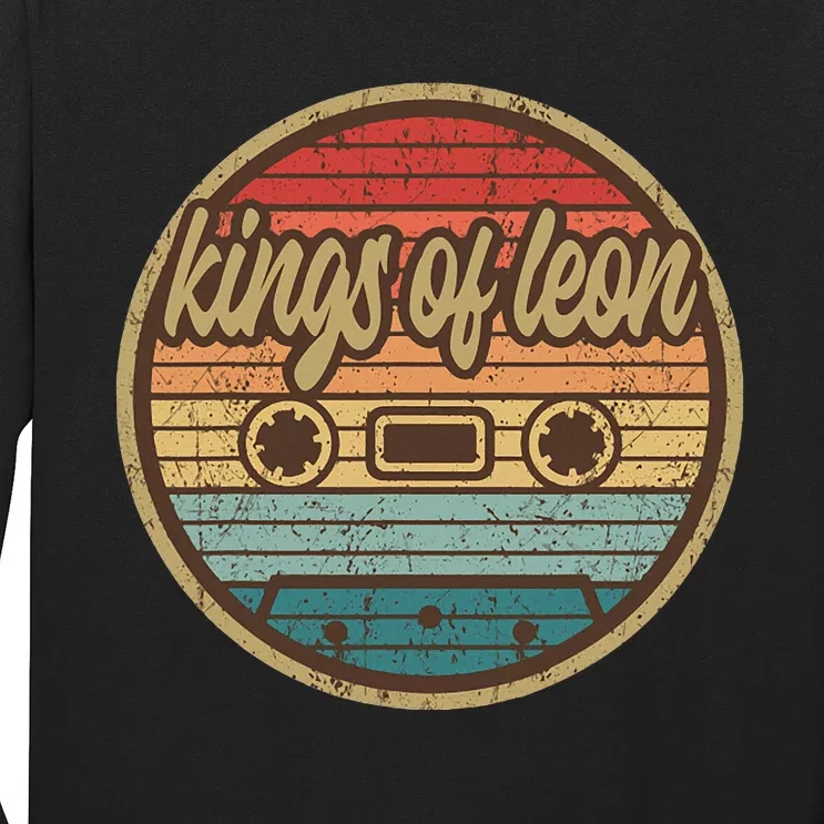 Musician Leons King Cassette Retro Circle 2000s Rock Long Sleeve Shirt