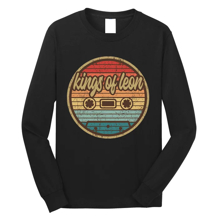 Musician Leons King Cassette Retro Circle 2000s Rock Long Sleeve Shirt