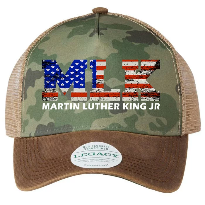 Martin Luther King Jr Day Funny MLK Vintage Freedom Gift Legacy Tie Dye Trucker Hat