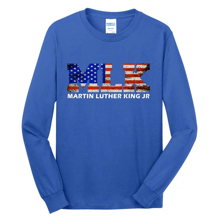 Martin Luther King Jr Day Funny MLK Vintage Freedom Gift Tall Long Sleeve T-Shirt