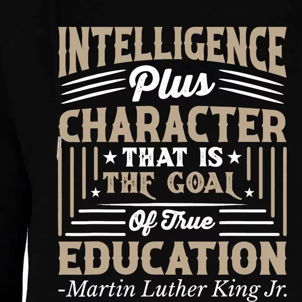 Martin Luther King Jr MLK Day Womens Funnel Neck Pullover Hood